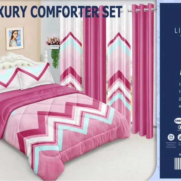 Luxury Red Comforter Set